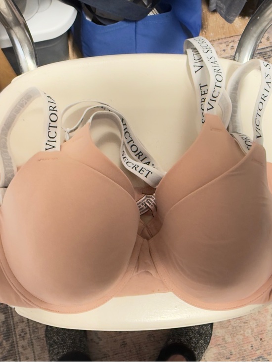 Victoria's Secret Other - Qty 2 Victoria’s Secret T-Shirt Demi Bra w/Logo Straps - Misty Rose Color  34C